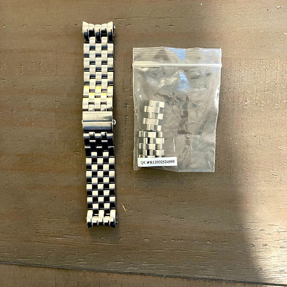 Michele watch brand Sports Sail stainless steel Band for sale. 20mm watch band.